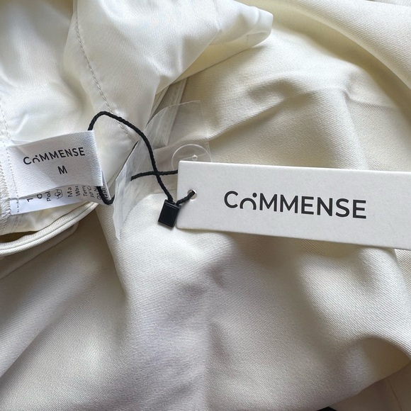 Commense Cream Pleated Trousers - Size M - Picture 10 of 10